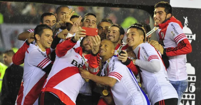La selfie después de ganar la Copa. Foto archivo.