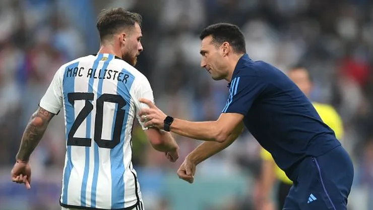 Mc Allister recordó una frase premonitoria de Scaloni en el Maracaná.