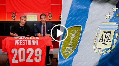 Prestianni, presentado en Benfica.