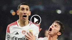 El Fideo Di María, clave en Benfica.
