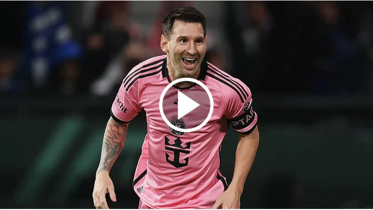 El primer gol de Messi en 2024.