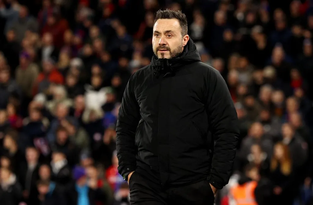 Roberto De Zerbi podría irse al Barcelona. (Foto: Getty).