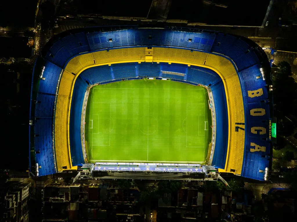 La Bombonera desde la vista aérea