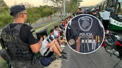 Las facciones se cruzaron en la previa del River - Argentinos.