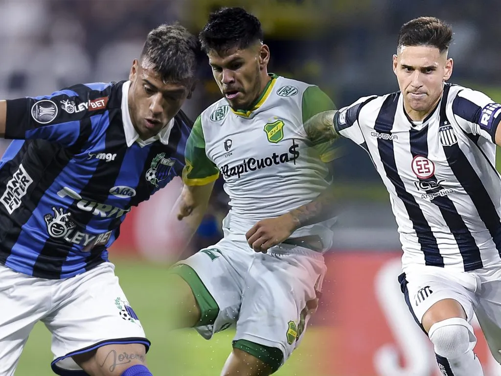 Luciano Rodríguez, Agustín Sant’Anna y Rodrigo Villagra, los 3 jugadores que quiere River. (Getty Images)