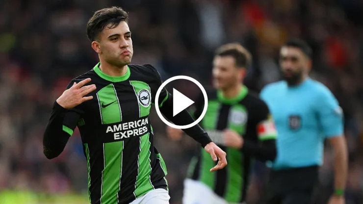 VIDEO: el golazo de Facundo Buonanotte para adelantar a Brighton en la FA Cup