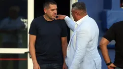 Juan Román Riquelme y Claudio Tapia.