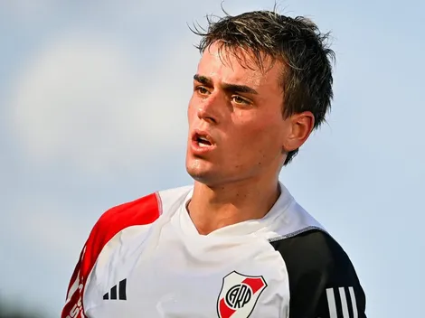 Fuerte apoyo a Nicolás Fonseca antes de su primer partido oficial en River