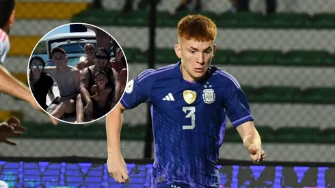 El día libre del Colo Barco en pleno Preolímpico Sub 23: las fotos con su novia en un yate