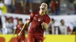 Fernando Gaibor durante su paso por Independiente.