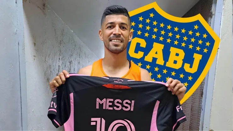 El salvadoreño que se llevó la camiseta de Messi dijo ser fanático del Xeneize.