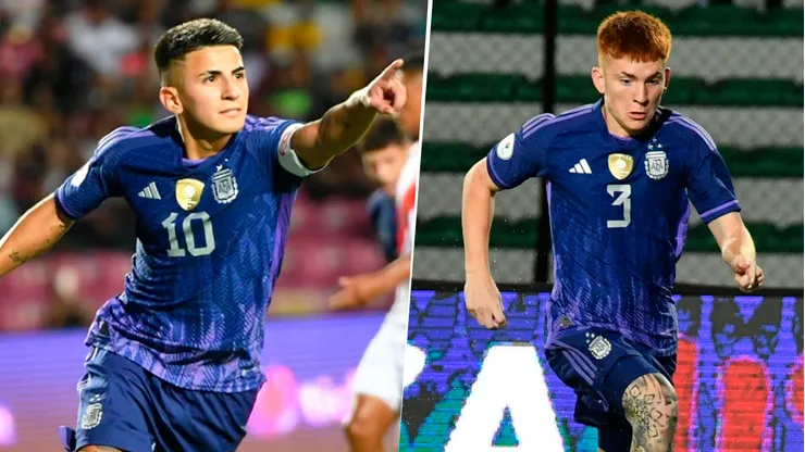 El posteo de Almada con el Colo Barco tras la discusión en pleno partido de Argentina