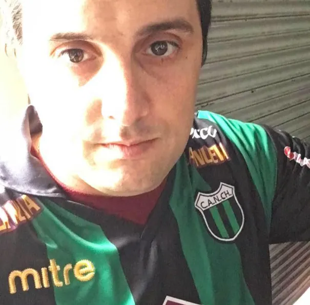 Luis Carballo, fanático de Chicago, pudo conocer a Messi. (Imagen: Facebook)