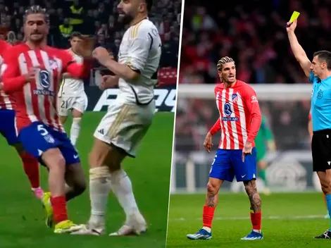 Revelan que el VAR le perdonó la expulsión a De Paul vs. Madrid