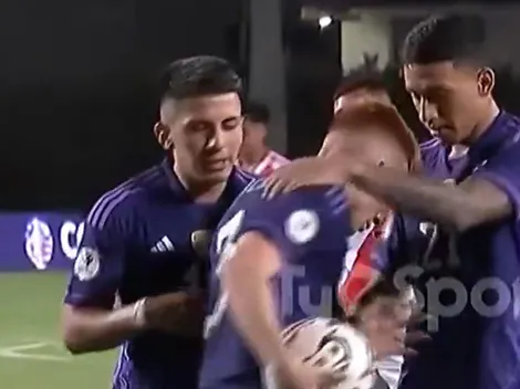 VIDEO | Lo que no se vio de la reacción de Barco cuando Almada le pidió el penal