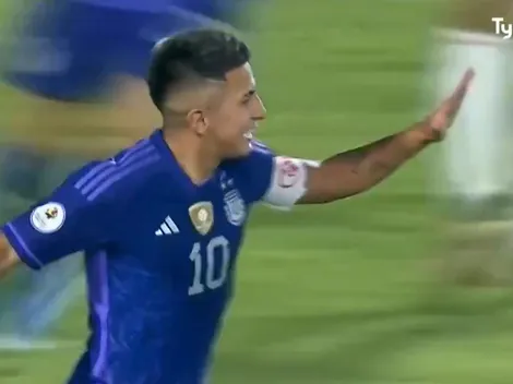 VIDEO | Definición de crack: Thiago Almada puso en ventaja a la Selección Argentina