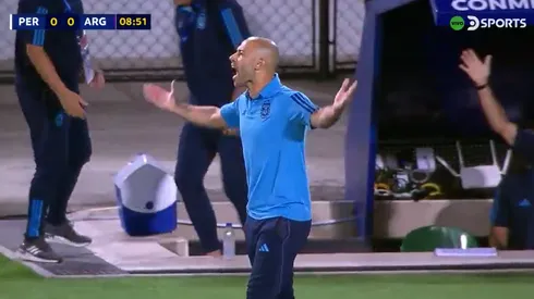 La protesta de Javier Mascherano.