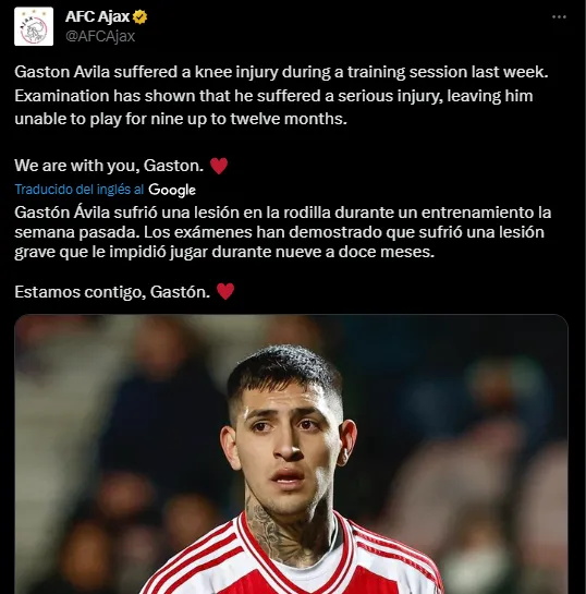 Comunicado de Ajax