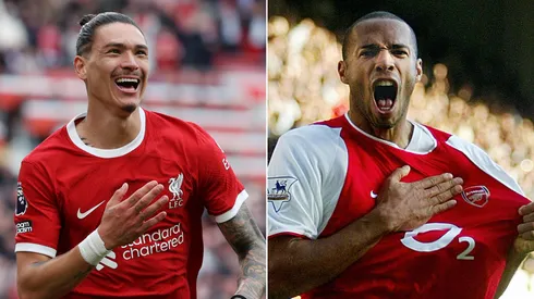Darwin Núñez despierta comparaciones con Thierry Henry en la Premier League