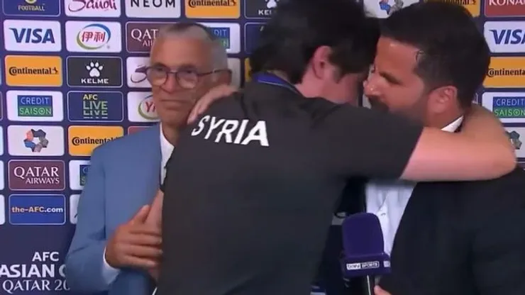 Héctor Cúper hizo historia en Siria y se emocionó hasta el periodista que lo entrevistó