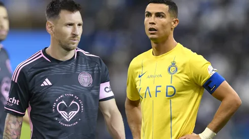 Messi en Estados Unidos y Cristiano en Arabia Saudita.