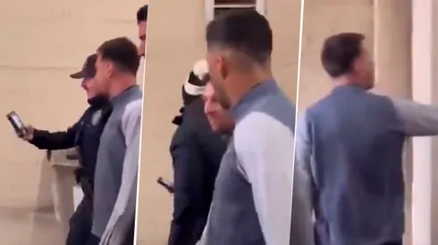 A Messi le pidieron una foto y Cheuko actuó.