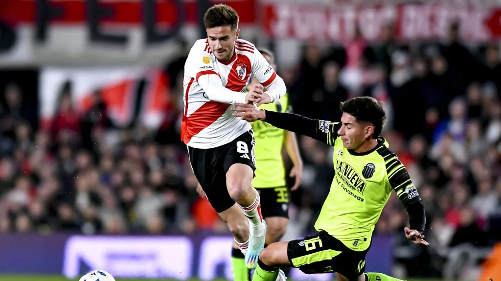 Agustín Palavecino, de andar irregular en River. (Foto: Getty)