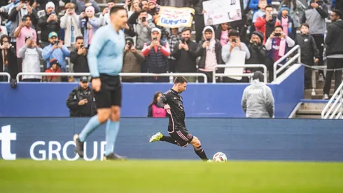 Messi tuvo un partido discreto ante Dallas.