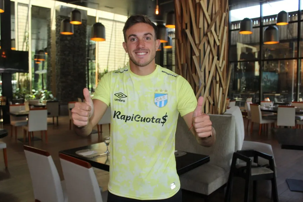 Tomás Durso se sumó a Atlético Tucumán.