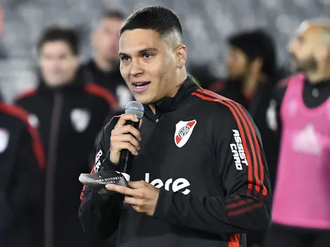 Juanfer Quintero y un sugestivo comentario en las redes, ¿palito a la dirigencia de River o a Demichelis?