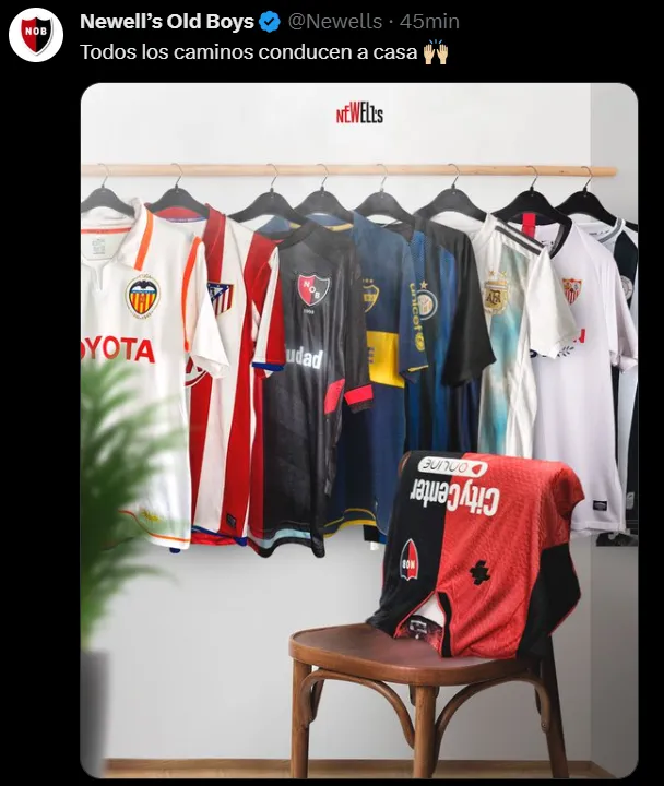 El anuncio de Newell’s Old Boys. (Foto: Newell’s)