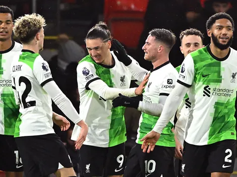 Ganó, gustó y goleó: Liverpool venció a Bournesmouth y es el cómodo líder de la Premier League