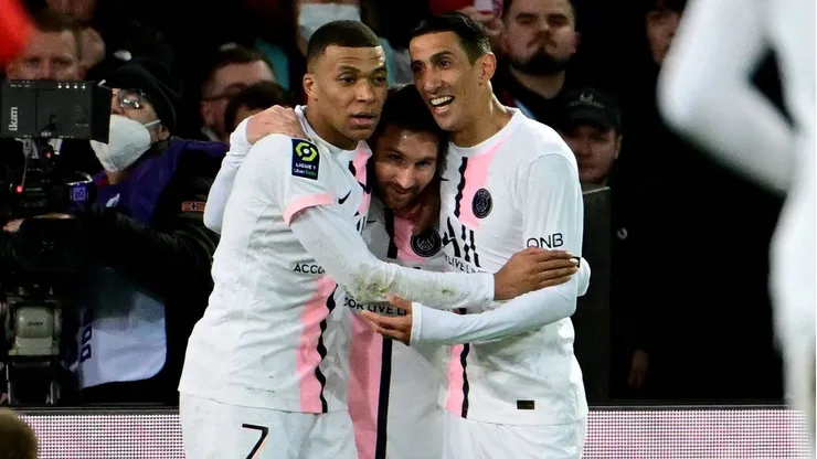 La Ligue 1 presiona para que Kylian Mbappé, Lionel Messi y Ángel Di María participen de los Juegos Olímpicos de París 2024. Getty Images.