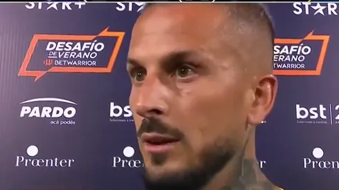 El delantero habló tras el triunfo de su equipo.