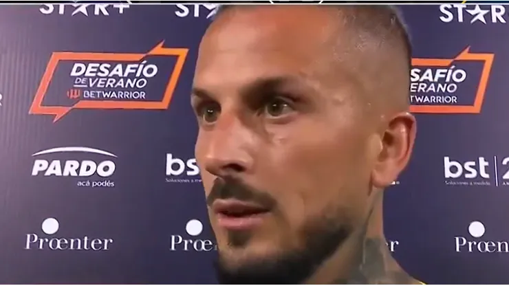 El delantero habló tras el triunfo de su equipo.