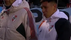 Tobías Leiva salió entre lágrimas y visiblemente con molestias.