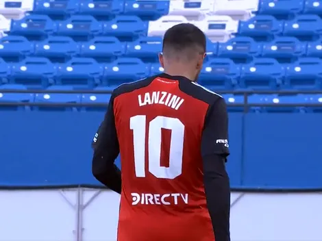 Manuel Lanzini sintió una molestia y encendió las alarmas en River