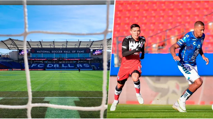 Estallaron los memes por la cancha donde River jugó con Pachuca