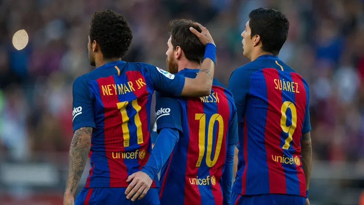 La MSN, probablemente la mejor delantera de las últimas décadas.