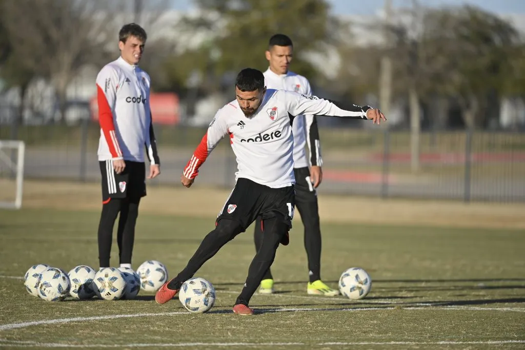 Paulo Díaz, el mejor defensor de River. (Foto: Prensa River).