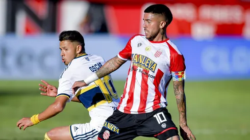 Iván Tapia ante Boca.