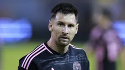 Messi, reemplazado en el entretiempo del primer amistoso de Inter Miami