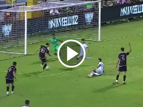 La doble atajada del arquero de El Salvador para evitar el primer gol de Messi en 2024