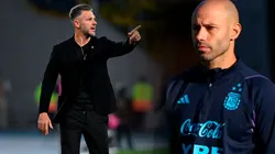 El entrenador del Millonario habló con el de la Selección Sub 23 por el caso Echeverri.