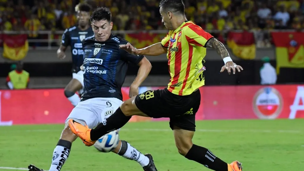 García Basso, jugando para Independiente del Valle (Getty Images).