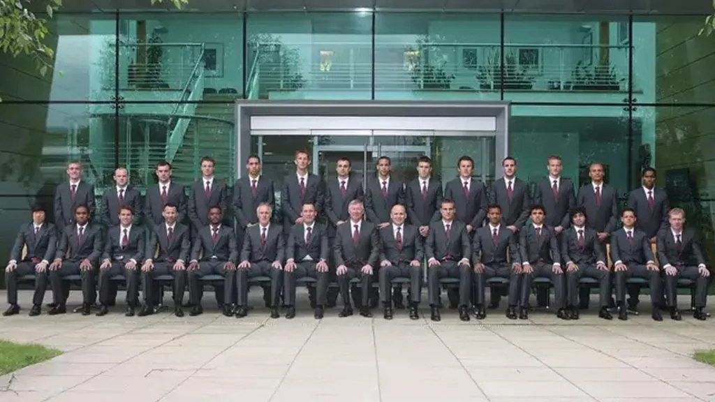 El plantel del United tenía que verse impecable para demostrar superioridad.