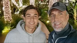 Shamel Batistuta junto a su padre.