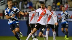 El Millonario jugó su primer amistoso contra el Albiazul.