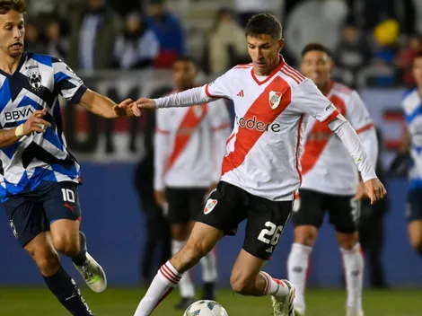 En su primer amistoso del año, River empató contra Rayados de Monterrey