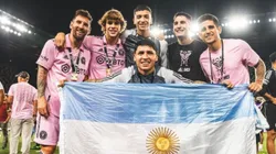 Los argentinos de Inter Miami: Messi, Cremaschi, Avilés, Negri, Stefanelli y Farías.